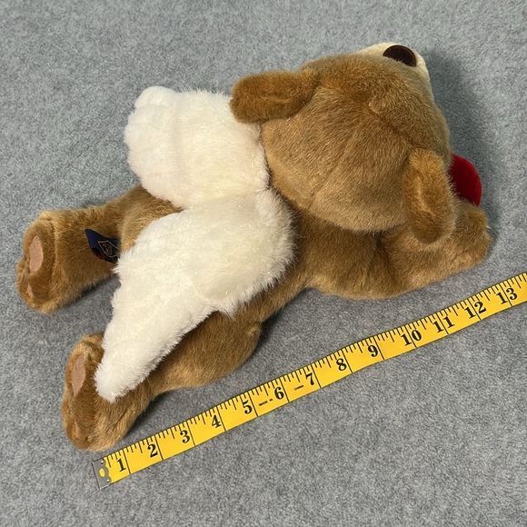 The Petting Zoo 1994 Angel Bear Plush Stuffed Animal 13” Wings I Love You - Picture 2 of 8